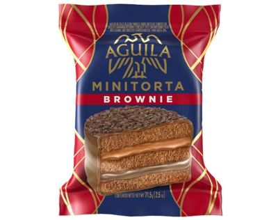 AGUILA MINITORTA BROWNIE ALFAJOR 71.5G